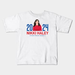 Nikki Haley 2024 For President Kids T-Shirt